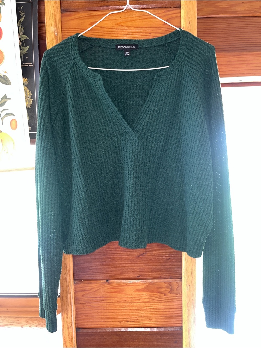 Beyond Yoga Cropped Long Sleeve Top